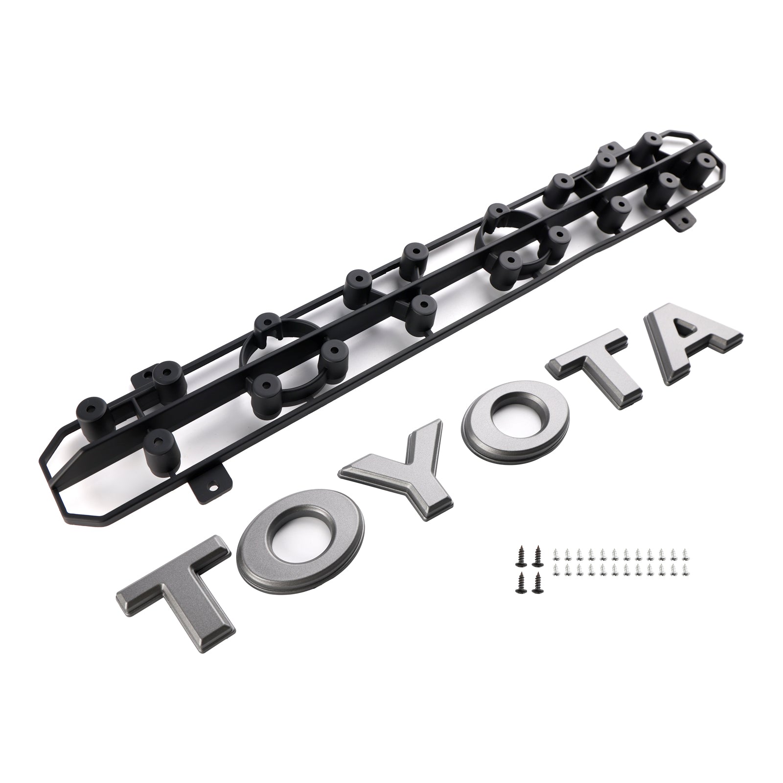 2024+ Toyota Tacoma Zwarte Voorbumper Grille Met Led & Lichtbalk
