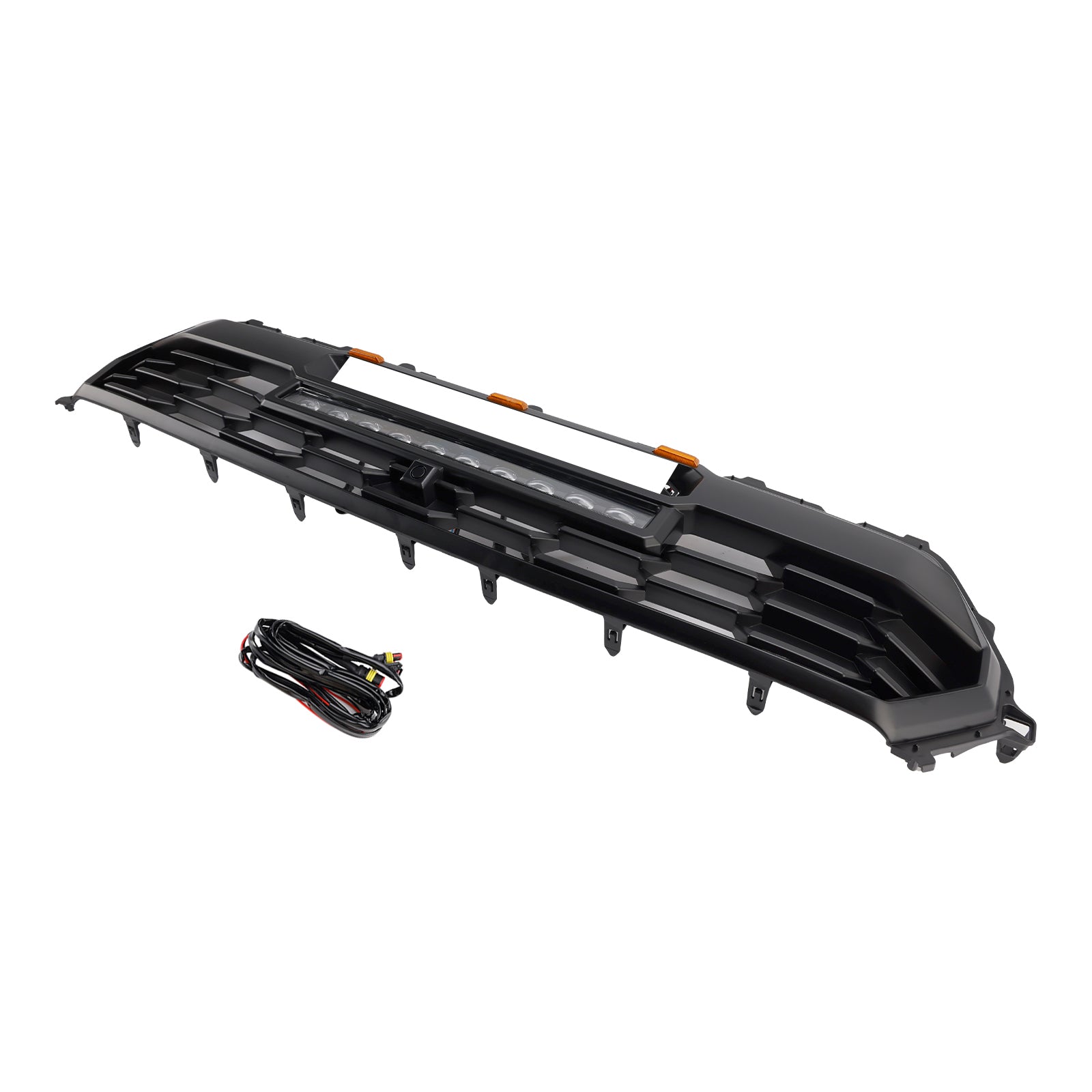 2024+ Toyota Tacoma avec barre lumineuse LED Grille de pare-chocs avant noire