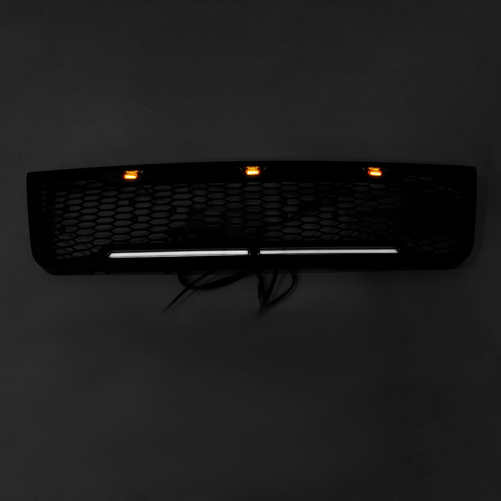 2003-2007 Ford E150 E250 E350 met led-zwart voorbumpergrillrooster