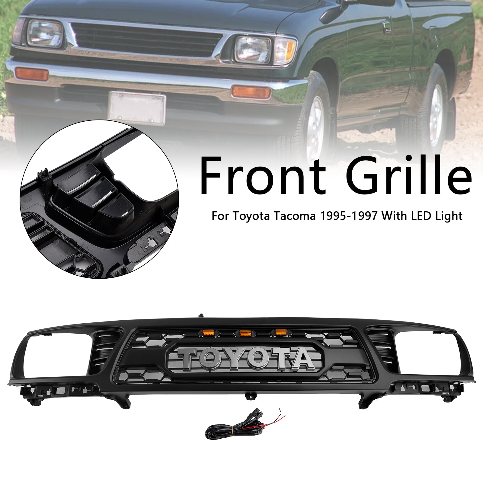 1995-1997 Toyota Tacoma TRD PRO Honingraat voorbumpergrille