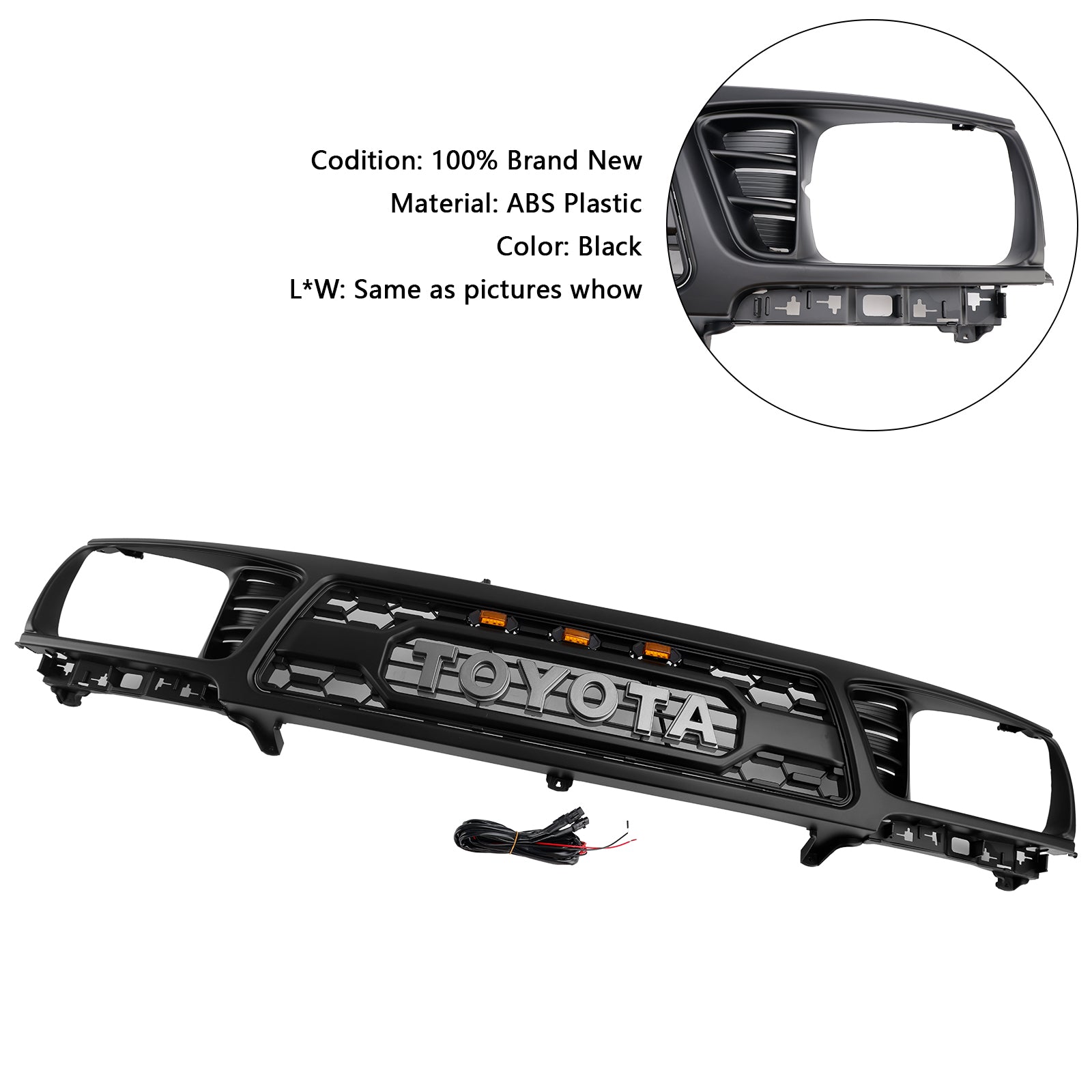 1995-1997 Toyota Tacoma TRD PRO Honingraat voorbumpergrille