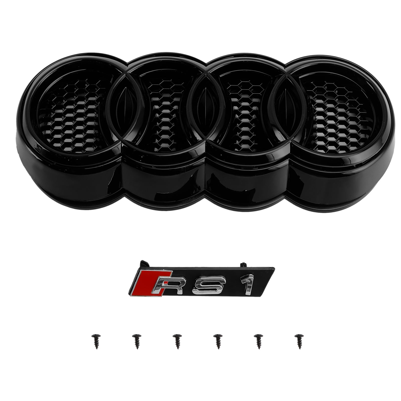 2010-2014 Audi A1 S1 pred fatiflifetom Gloss Black Front Honeycomb Bumper Grill Grill