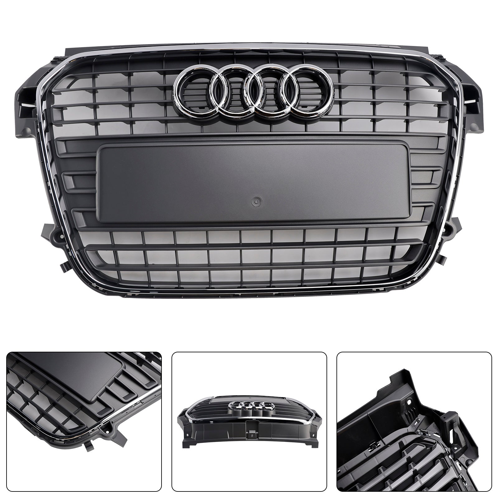 Audi A1 S-Line MK1 2010-2014 Krom främre stötfångargrill