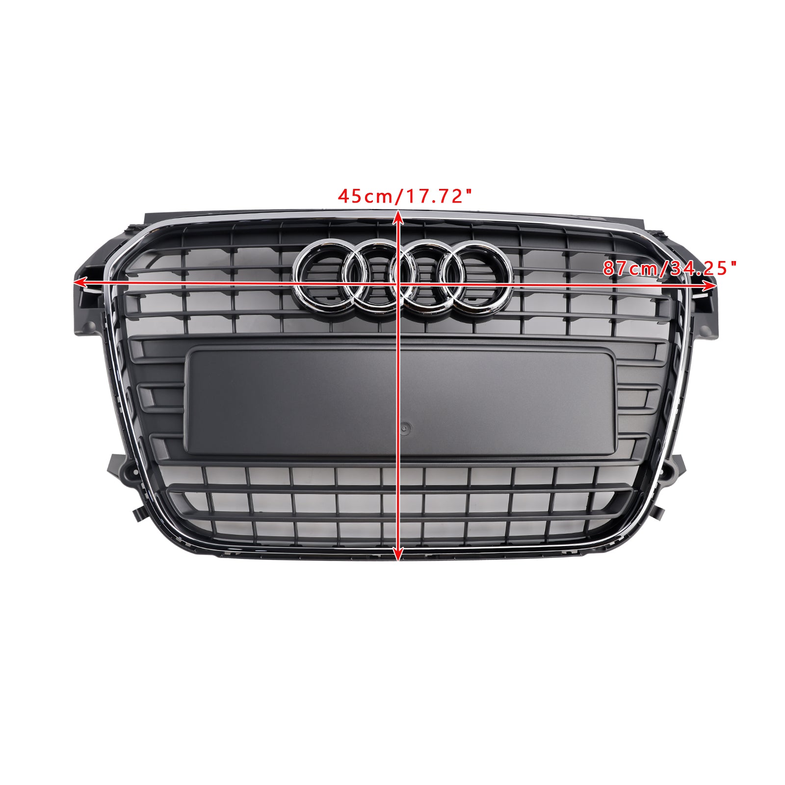 2010-2014 Audi A1 S-Line MK1 Chrome Front Bumper Grill Grill