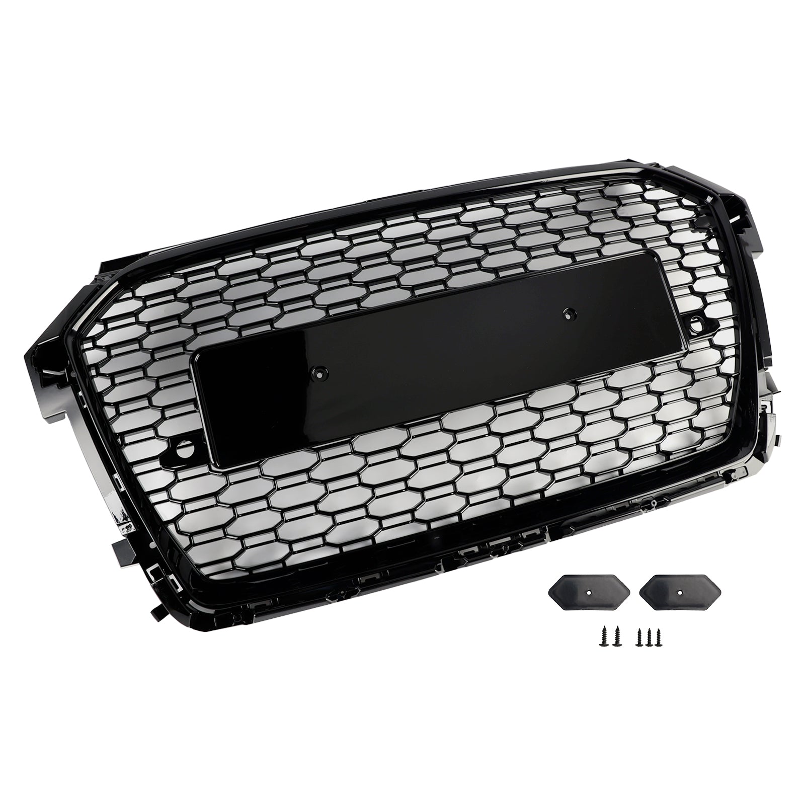 2016-2019 Audi A1 S1 8X Facelift RS Style Honeycomb Bumper Grille Black
