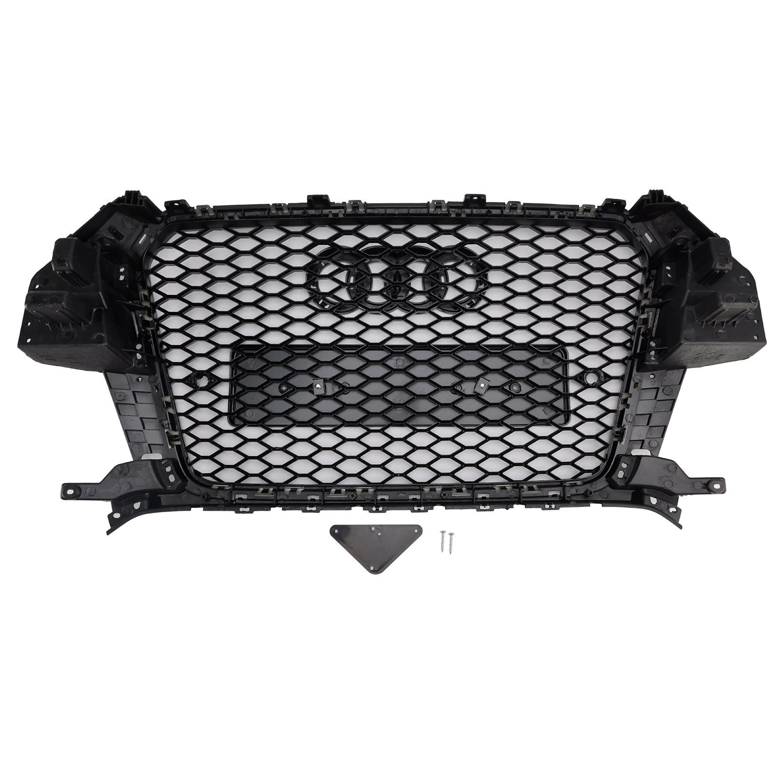 2011-2015 Audi Q3 S-Line RSQ3 Style Front Honeycomb Mesh Grille Bloss Black