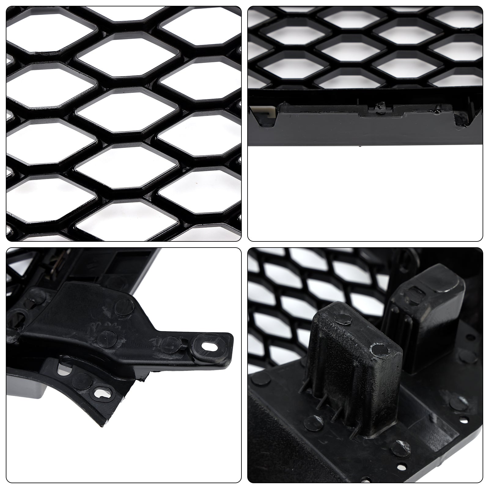 2011-2015 Audi Q3 S-Line RSQ3 Style Front Honeycomb Mesh Grille Bloss Black