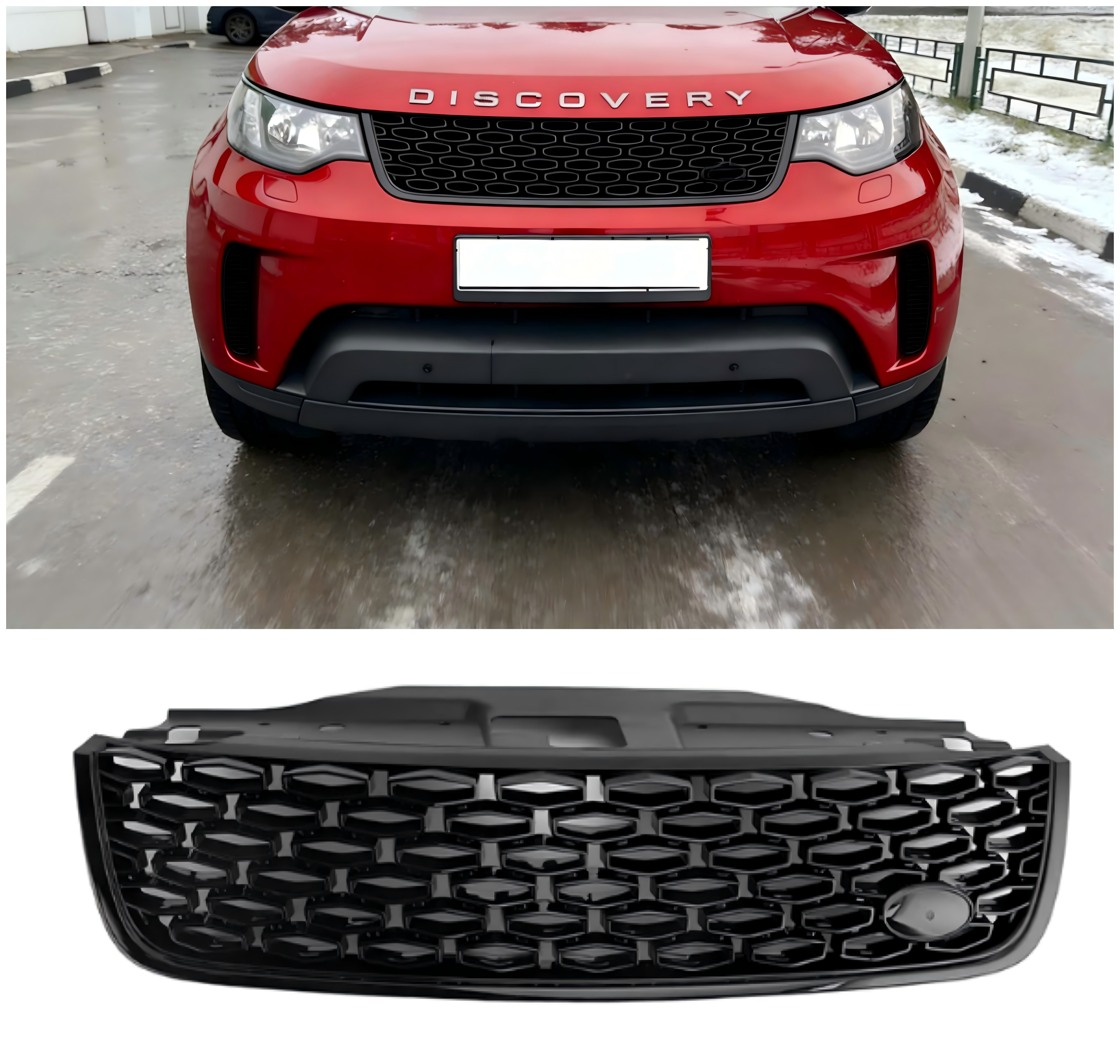 2017-2020 Land Rover Discovery 5 L462 dynamische stijl voorgrille zwart