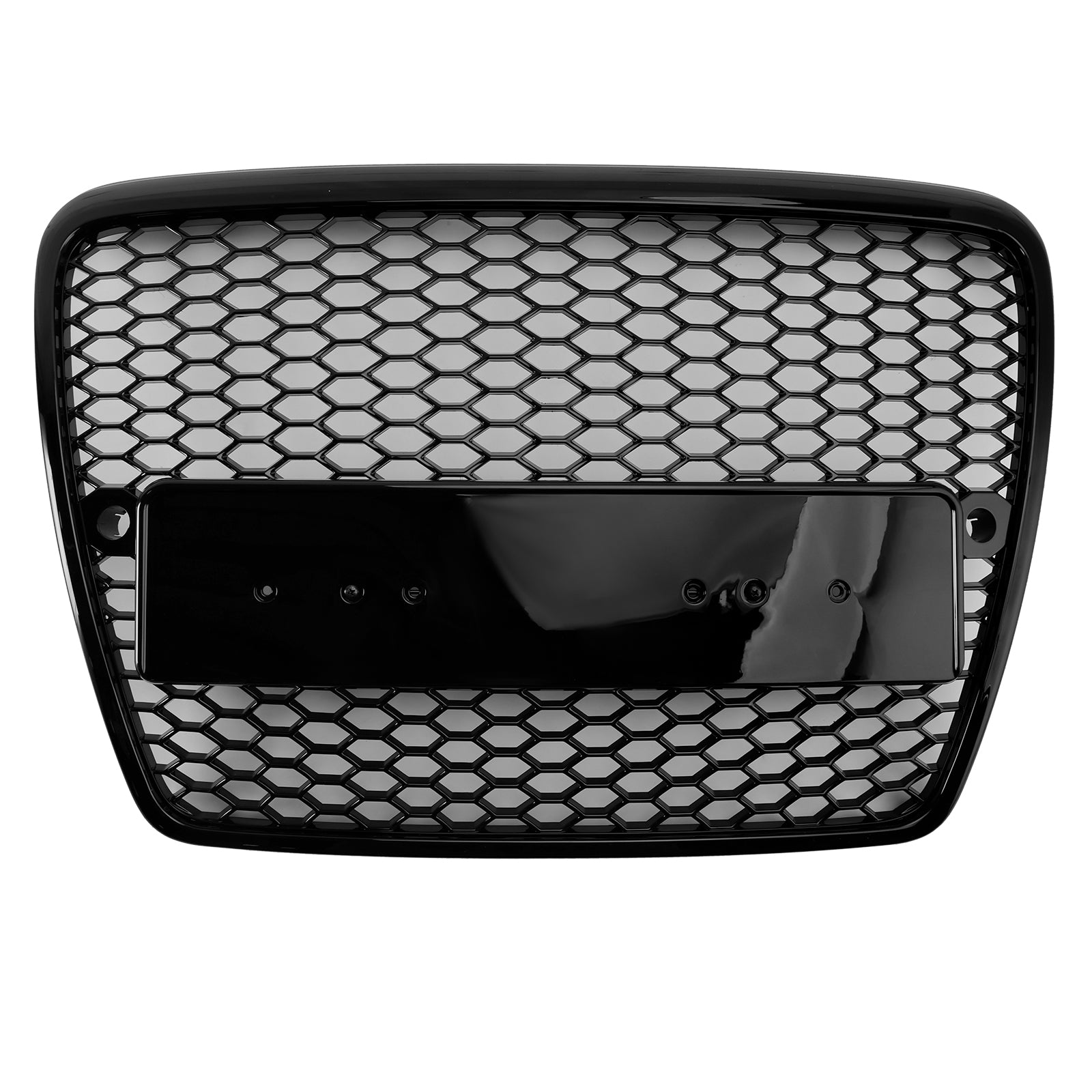 2004 2005 2006 2007 2008 Audi A6 C6 Pré-Facelift Black Front Honeycomb Grill Grille