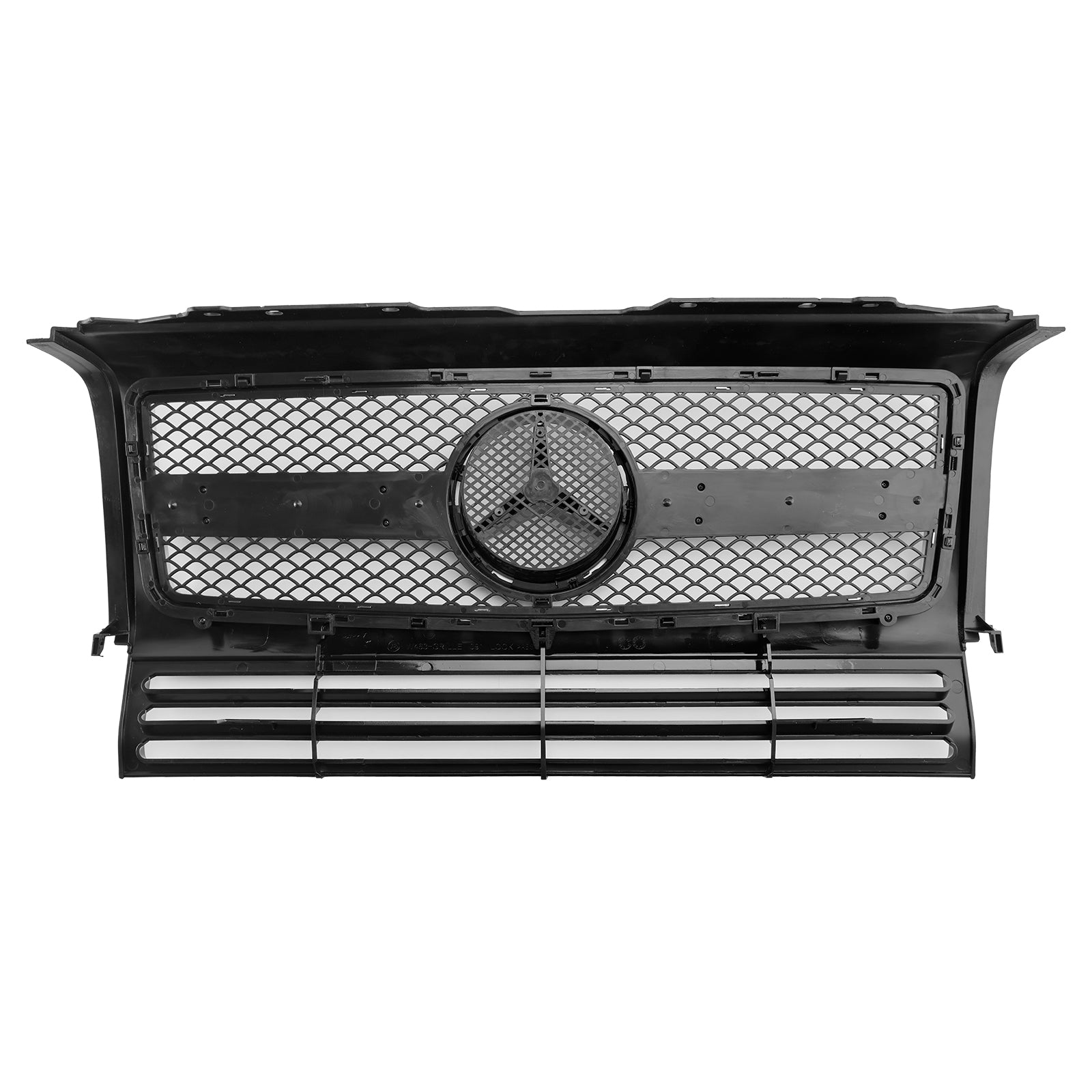 Mercedes Benz Classe G 1990-2018 W463 Grille de pare-chocs avant noire chromée