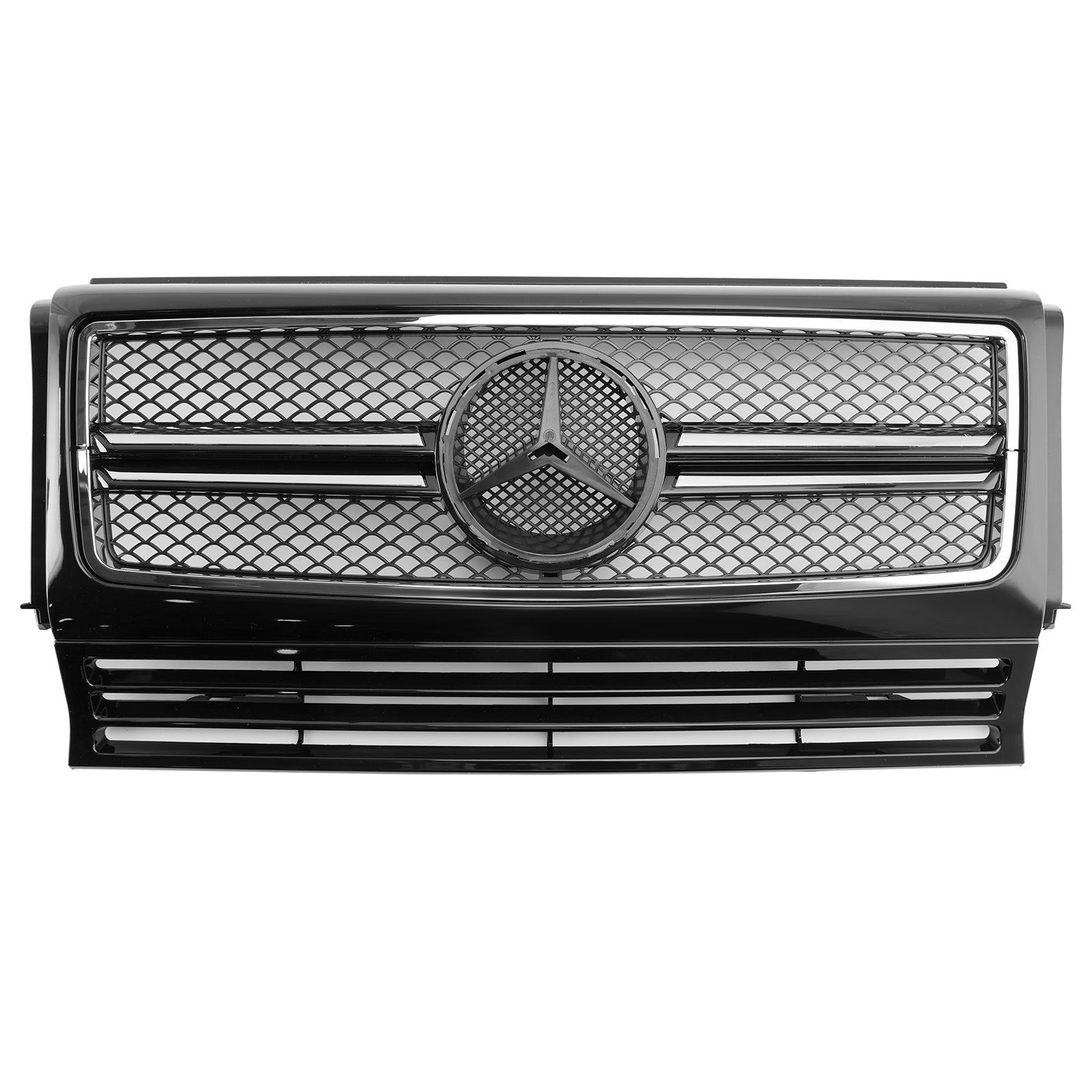 1990–2018 Mercedes-Benz G-klasse W463 Krom svart støtfangergrill foran
