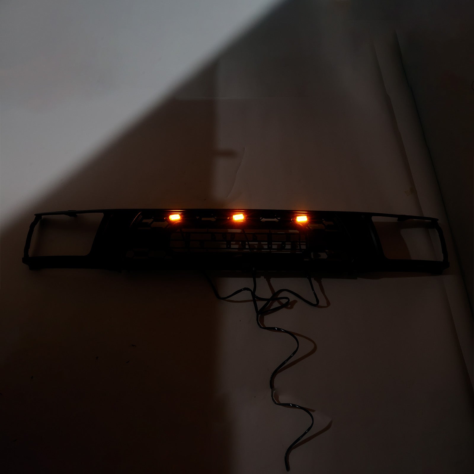 1992-1995 Toyota 4Runner avec calandre de pare-chocs avant noire mate à LED