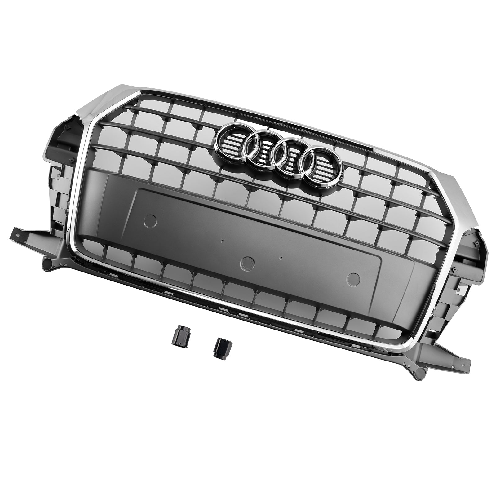 2016-2018 Audi Q3 8U facelift Chrome Front Bumper Grill Grille 8U0853653M