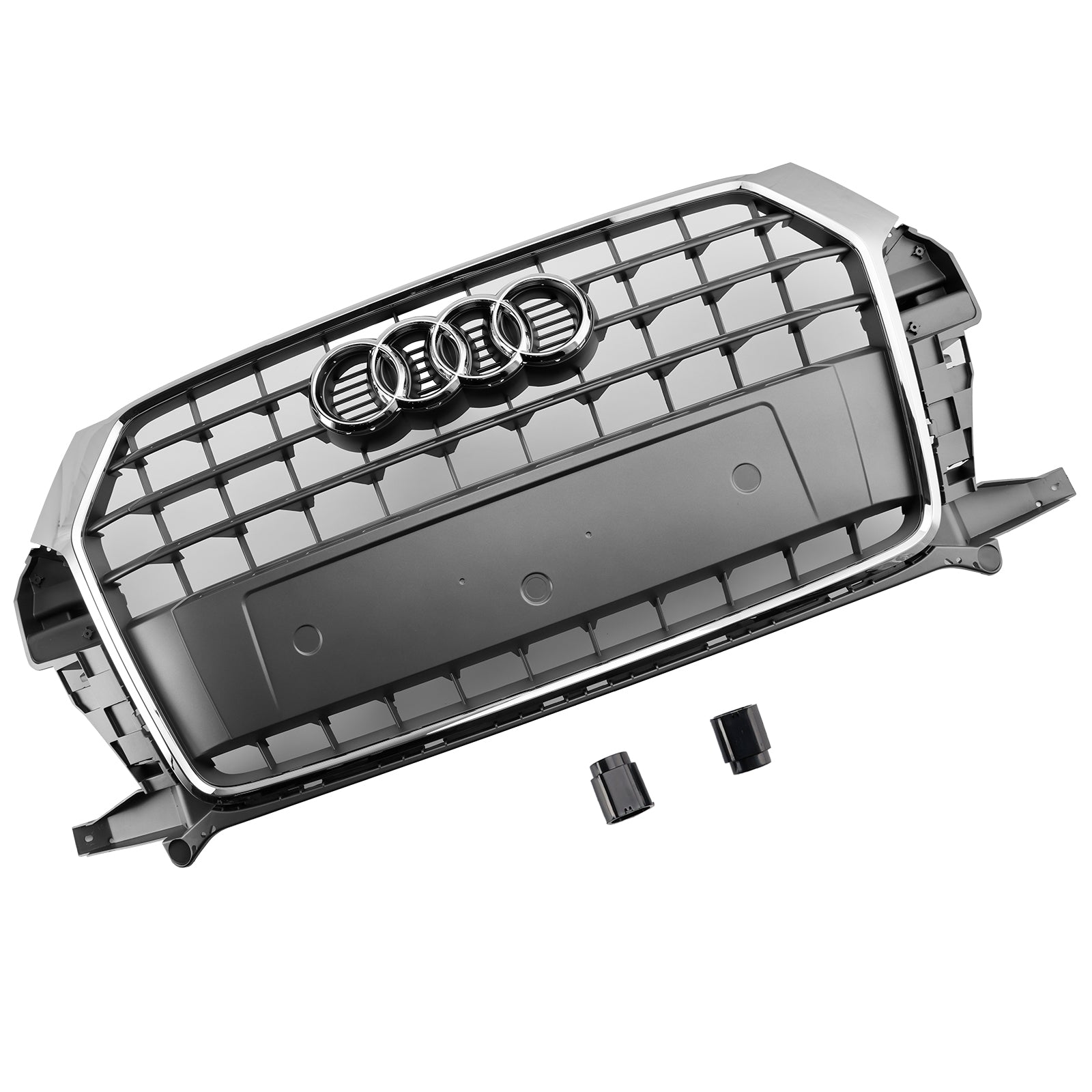 2016-2018 Audi Q3 8U facelift Chrome Front Bumper Grill Grille 8U0853653M