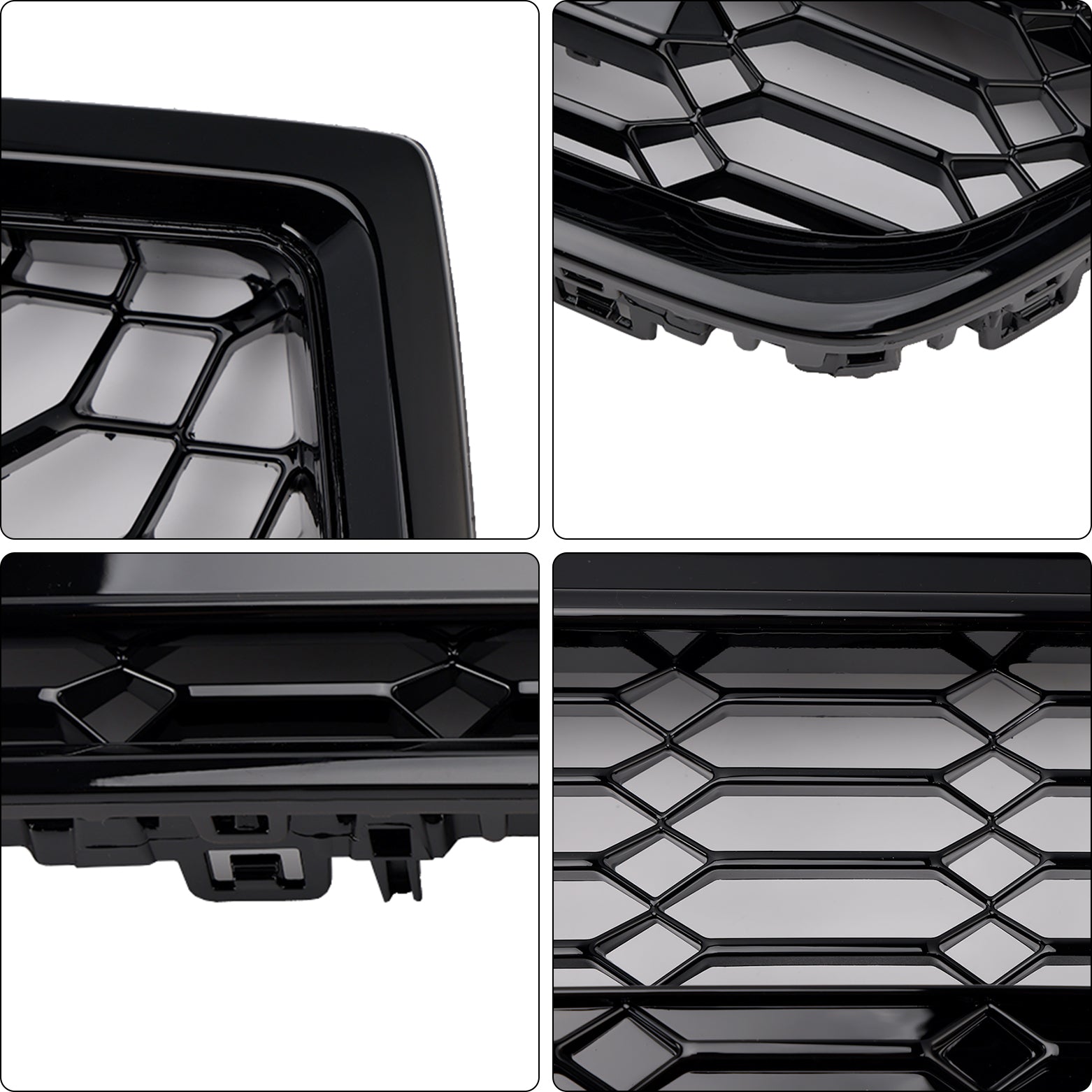 2019-2024 Audi A7 C8/Sline/S7 Gloss Black Front Bumper Grille