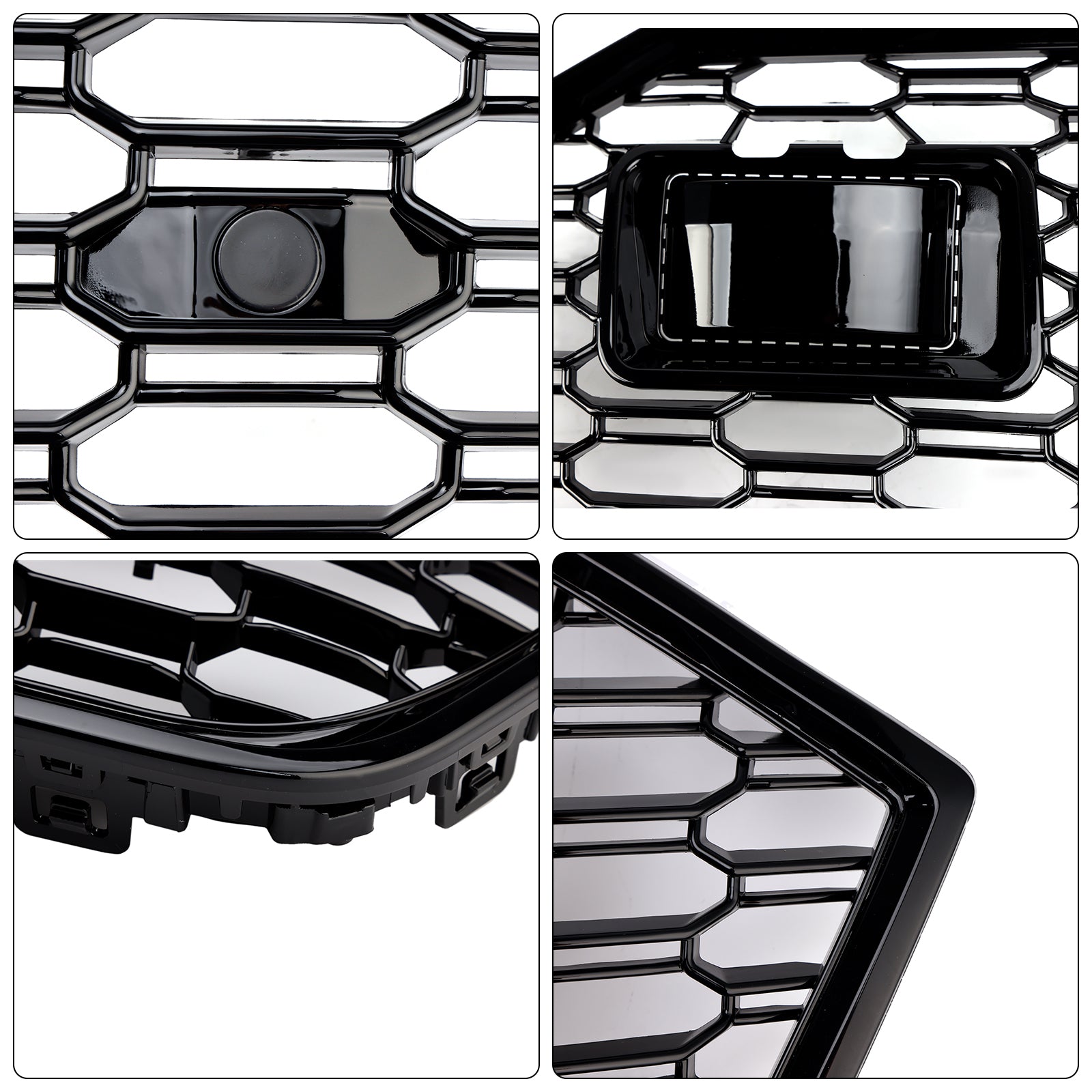 2019-2024 Audi A7 C8 S7 W/ACC Front Bumper Grille Grill Black