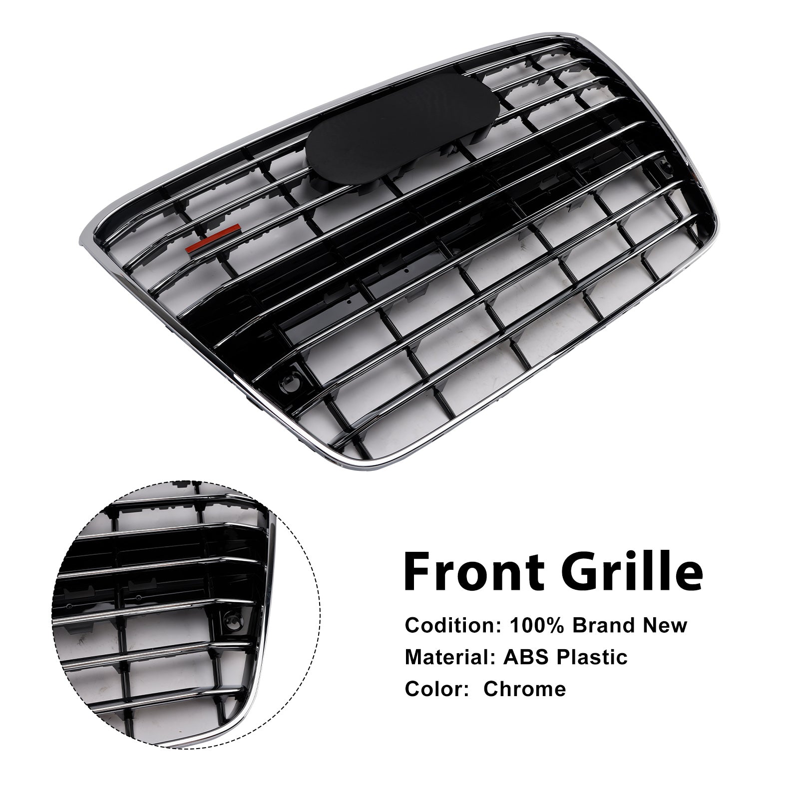 2010-2014 Audi A8 S8 Chrome Front Bumper Mesh Grille Radiator Grill