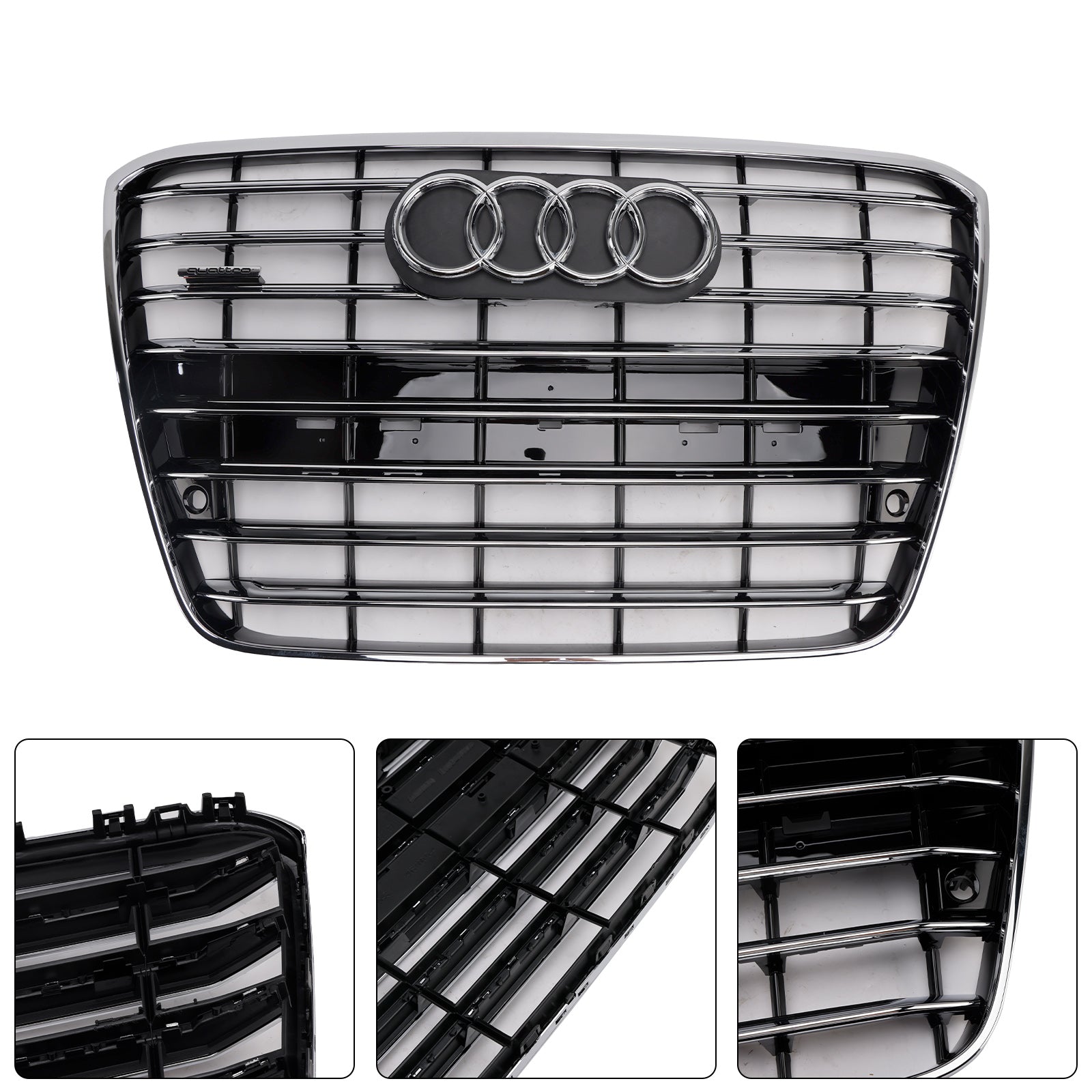 2010-2014 Audi A8 S8 Chrome Pare-chocs avant Grille de radiateur Grille