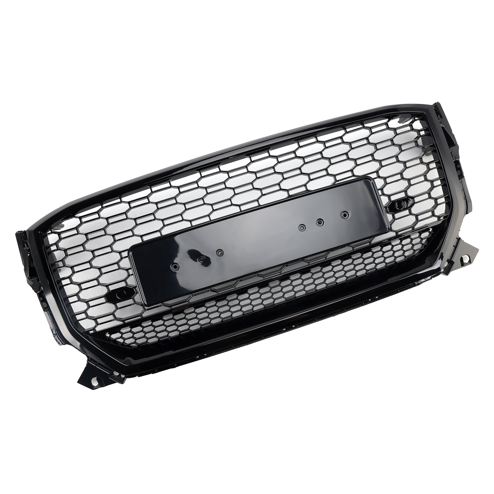 2016-2020 Audi Q2 Pre-Facelift Glanzend zwarte honingraatgrille vooraan