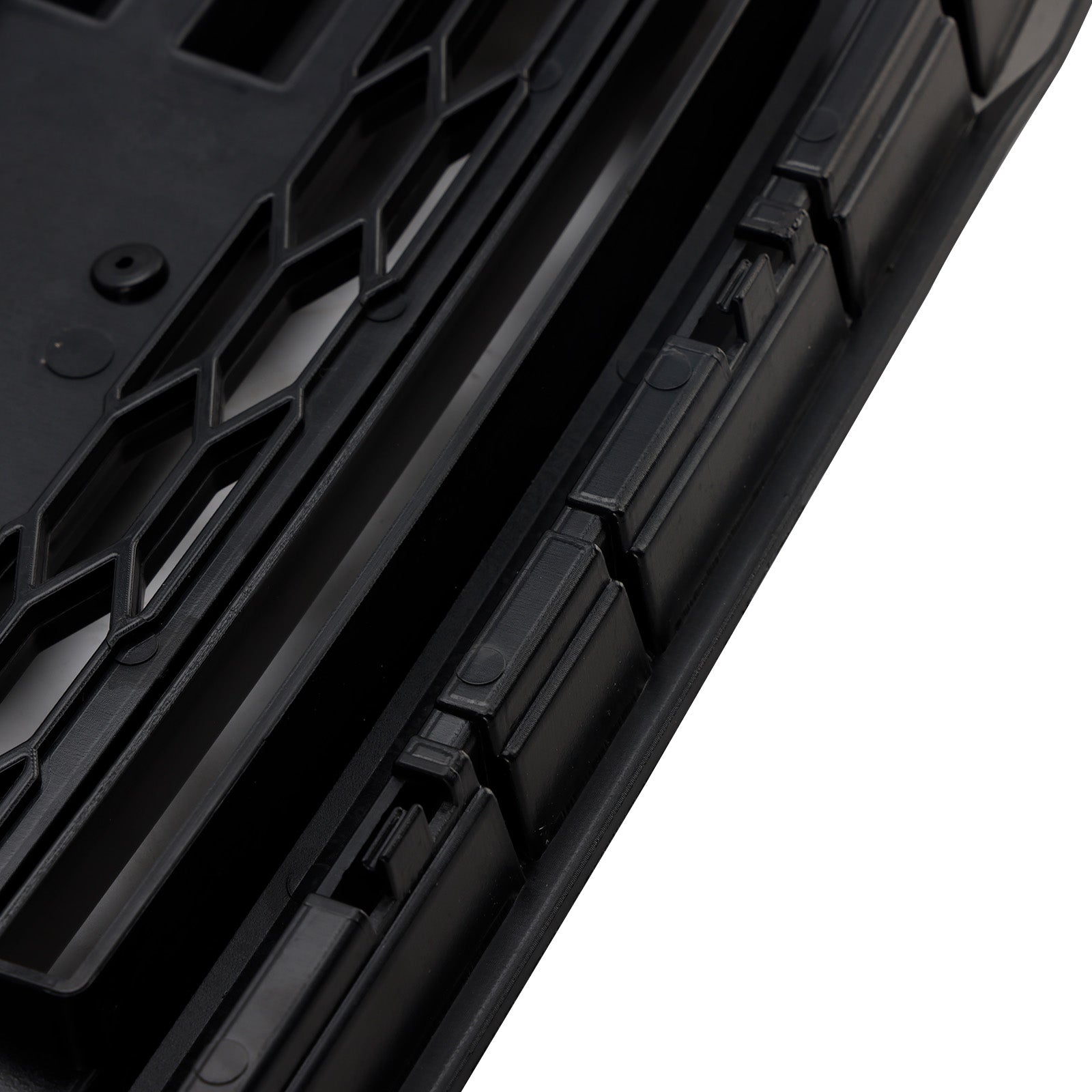 Ford Transit Connect 2019-2023 Black Front Bumper Grill Grille With LED