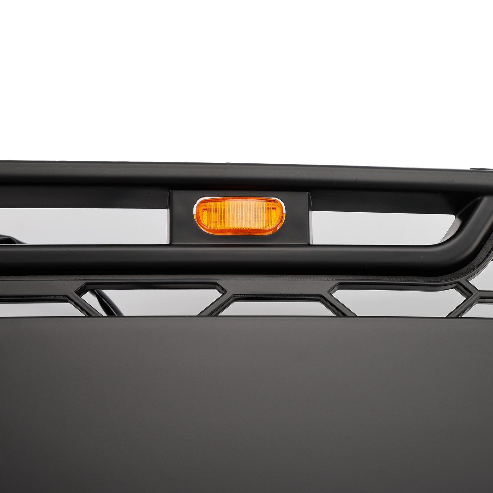 Ford Transit Custom 2013-2017 Matte Black Front Bumper Grille Grill With LED