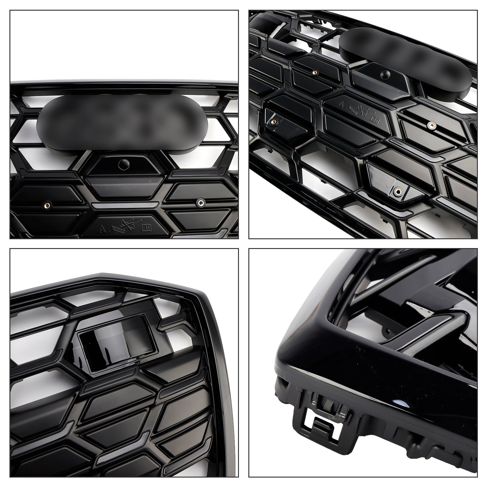 2019 2020 2021 2022 2023 Audi A6 S6 Black Front Challed Grille Grill 4K0853651T