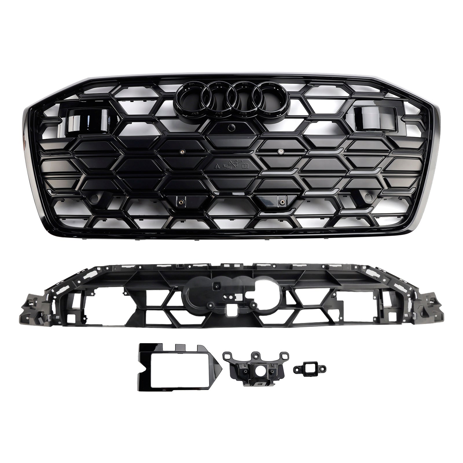 2019 2020 2021 2022 2023 Audi A6 S6 Black Front Challed Grille Grill 4K0853651T