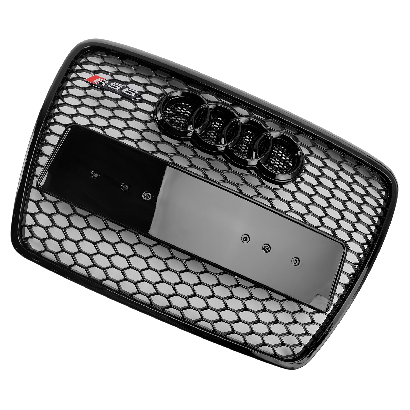 2008 2009 2010 2011 Audi A6 C6 Facelift Zwart Honingraat Bumper Grill Grille