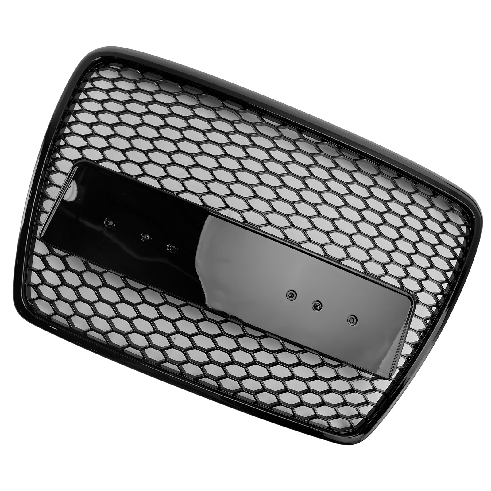 2008-2011 Audi A6 C6 Facelift Black Front Honeycomb Bumper Grill Grille