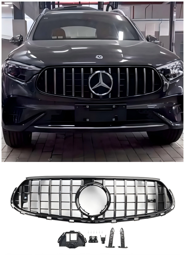 2022 2023 2024 Mercedes GLC X254 C254 met AMG-Line voorbumper bovenste grillrooster