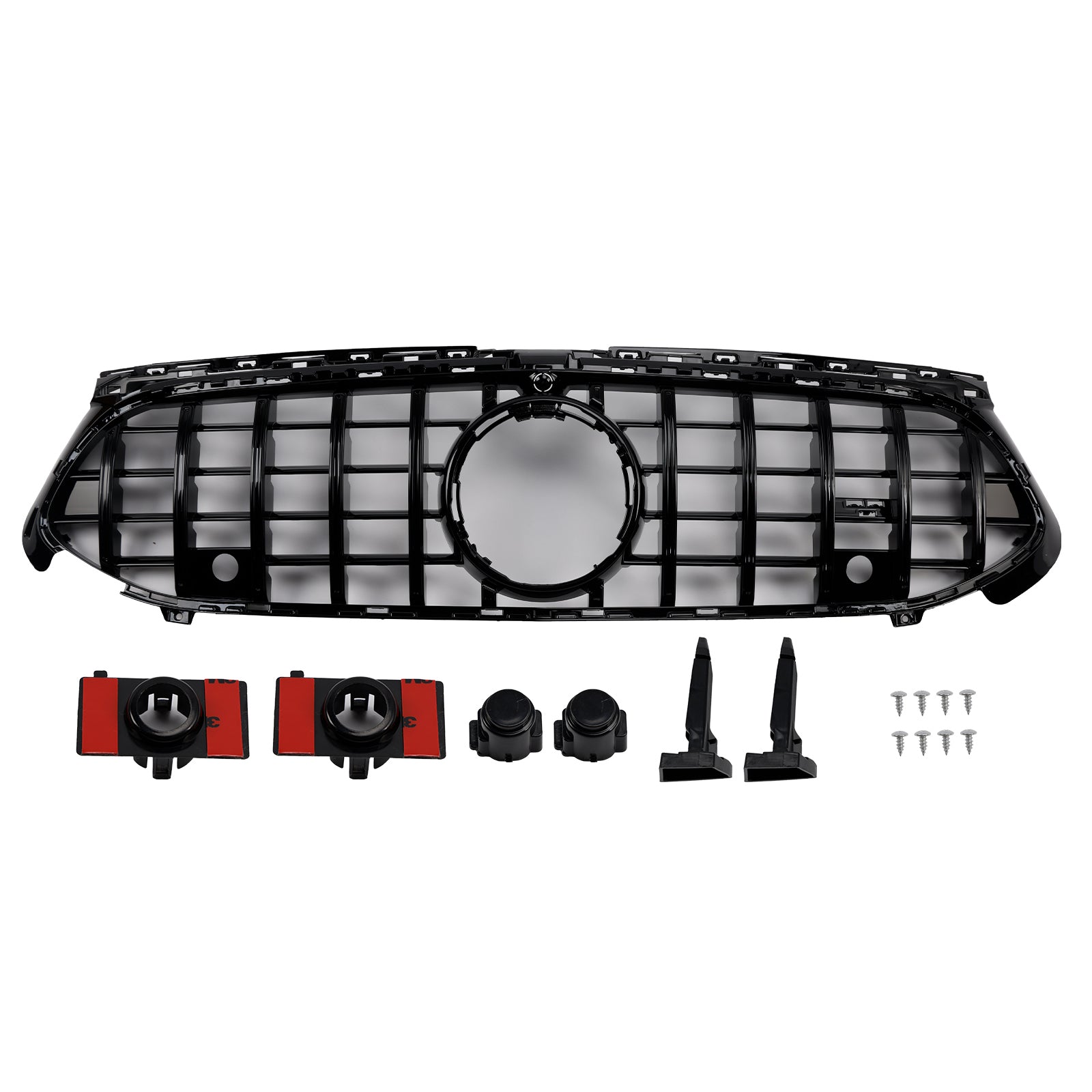 2023-2025 Mercedes A-klass W177 A35 A180 Glanssvart frontgrill