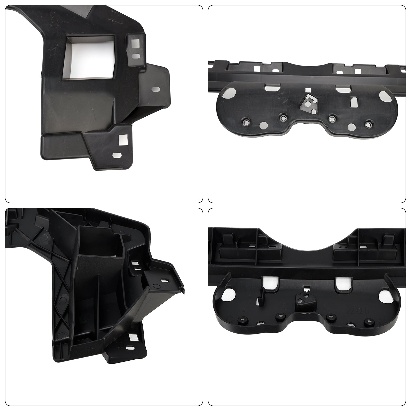 Grille de pare-chocs avant en nid d'abeille pour Audi Q5 2021-2025 & Cache-phares antibrouillard