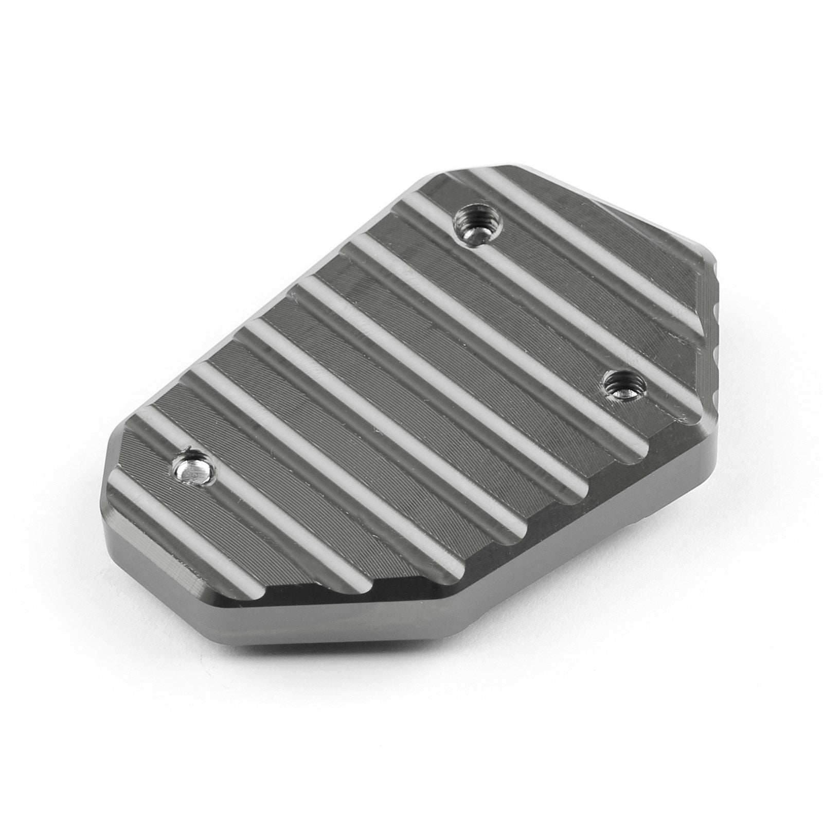 Motorcycle Kickstand Side Stand Plate Pad For 2014-2015 BMW S1000R HP4 Gray