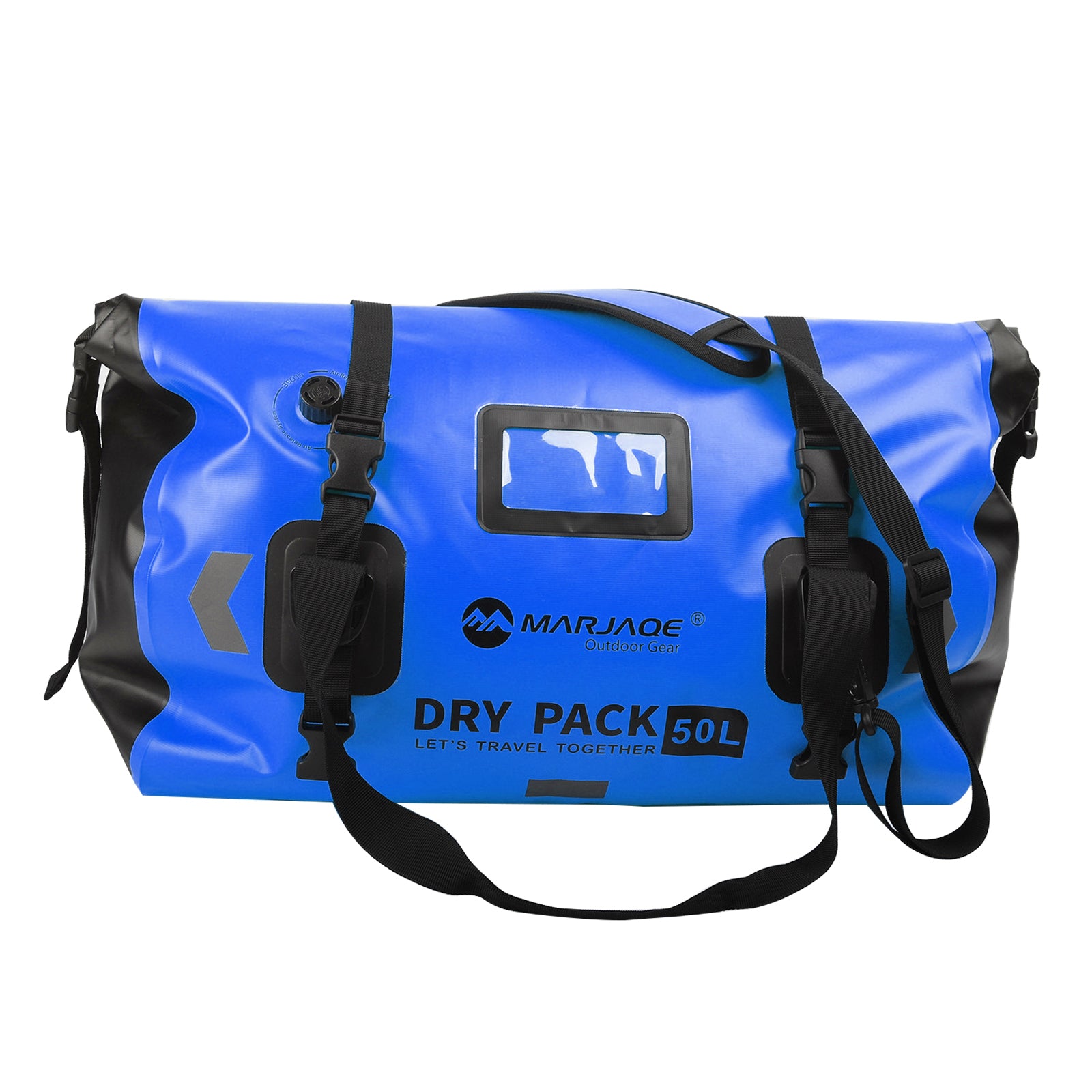 Sac de rangement de rangement latéral universel sac à rangement Pu 50L pour moto jaune