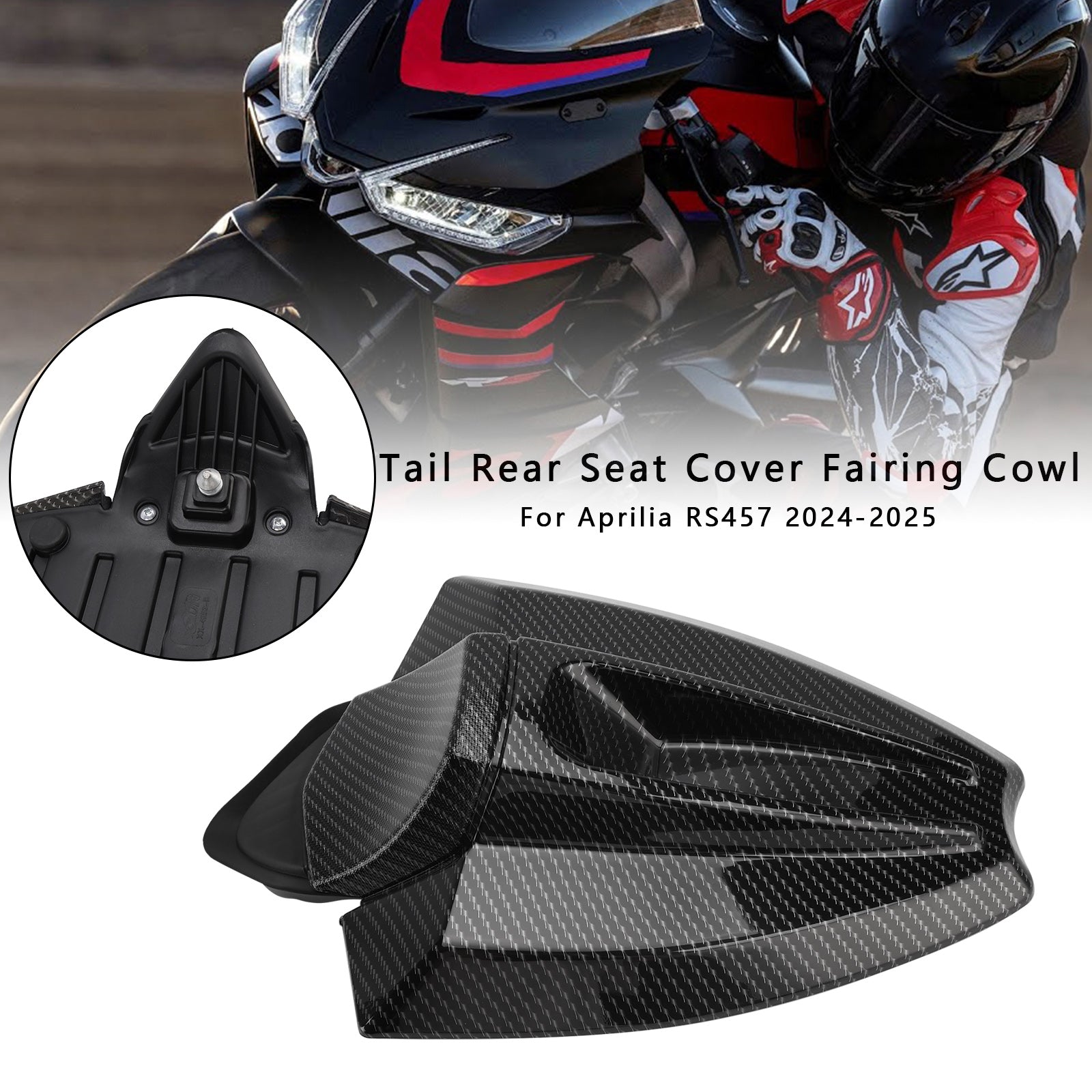2024-2025 Aprilia RS 457 Tail Rear Seat Cover Fairing Cowl