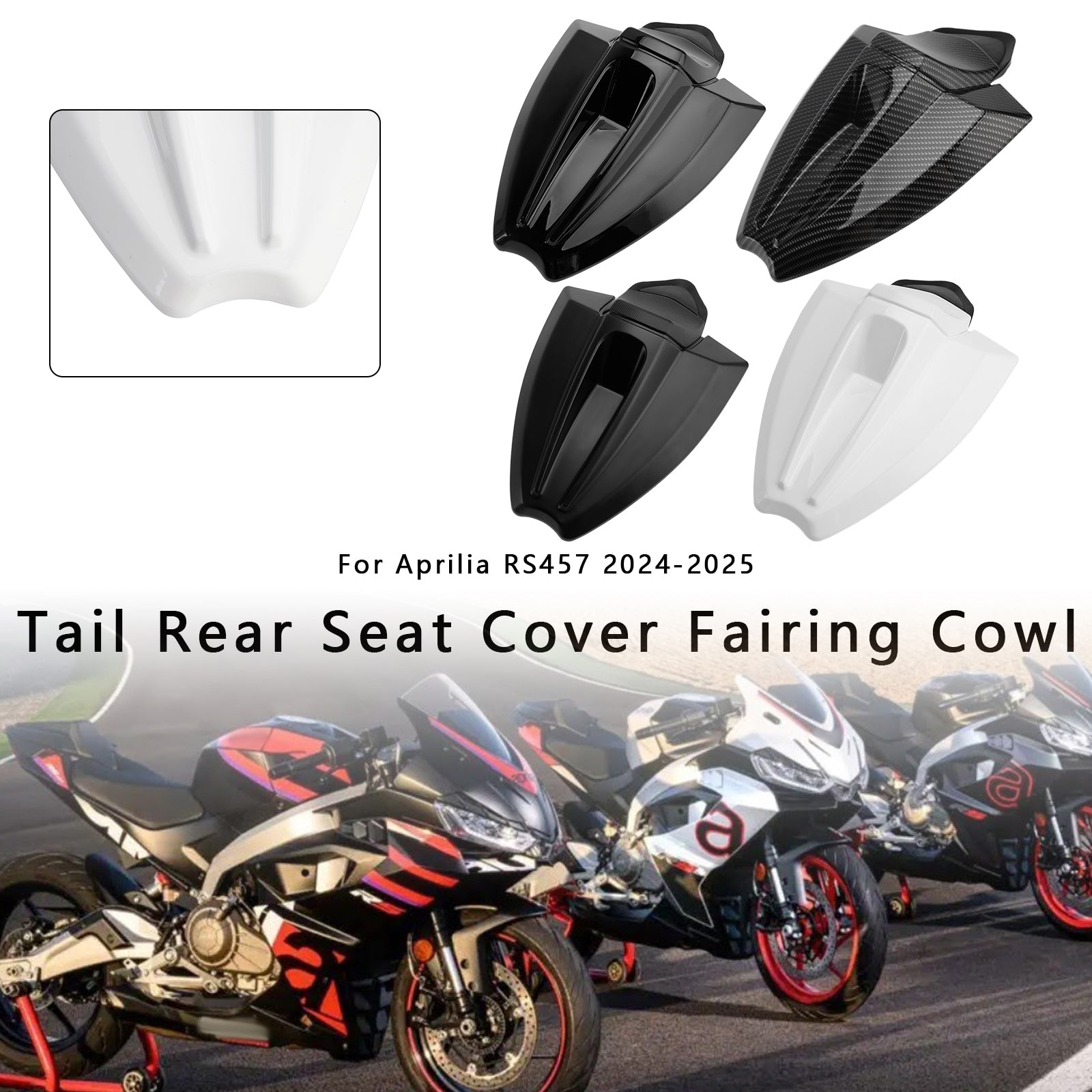 2024-2025 Aprilia RS 457 Tail Rear Seat Cover Fairing Cowl