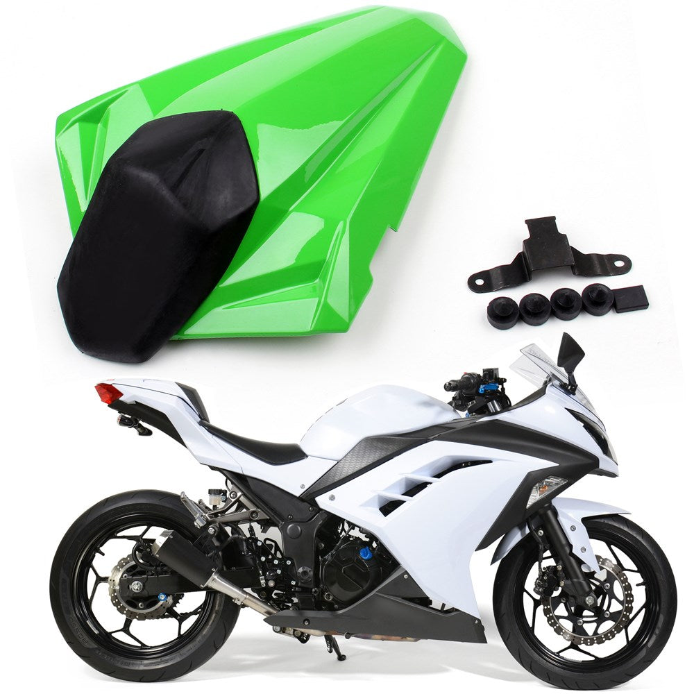 Capot de couverture de siège arrière adapté pour Kawasaki Ninja 300R / EX300R 2013-2017 vert