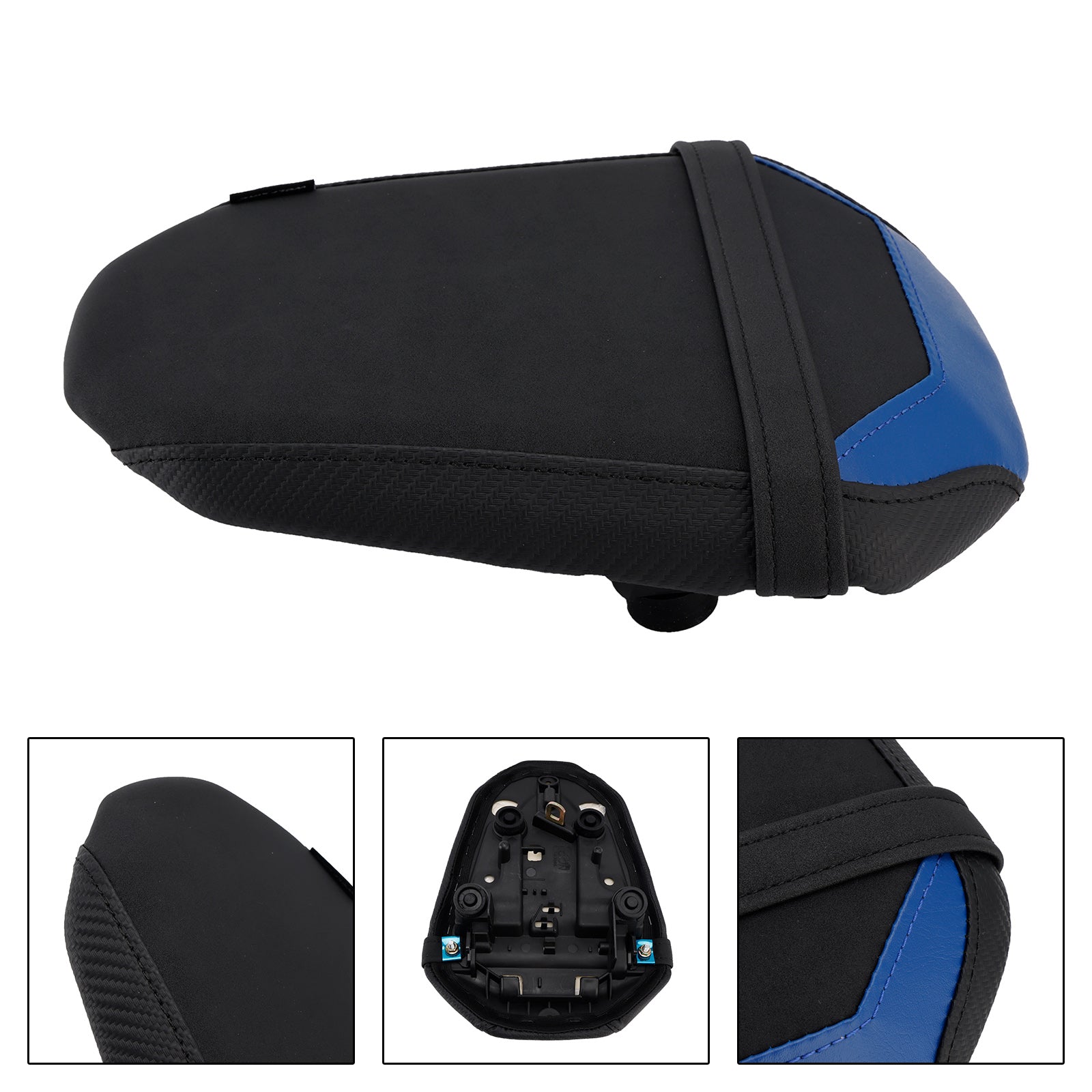 2025+ Yamaha Mt-07 Fz-07 Fz 07 Cuscino passeggero sedile posteriore piatto Pu nero