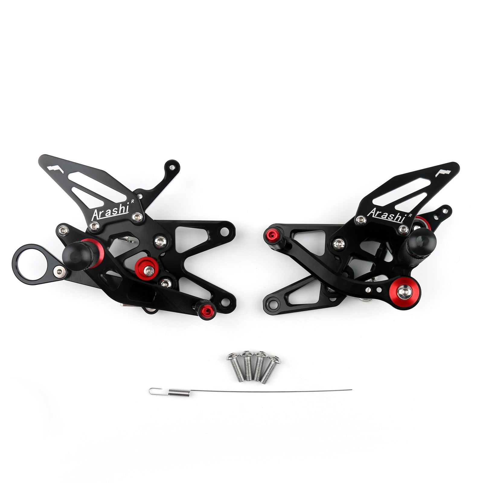 Estriberas traseras para BMW S1000RR S 1000 RR 2010-2014 Negro