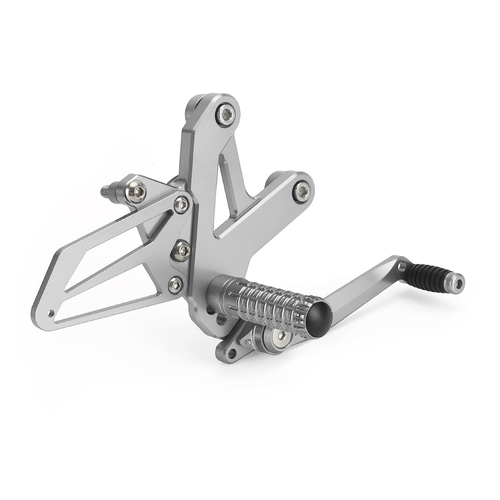 Black Rear Sets Footpegs Footrest For Kawasaki Ninja ZX-25R ZX25R 2020-2021