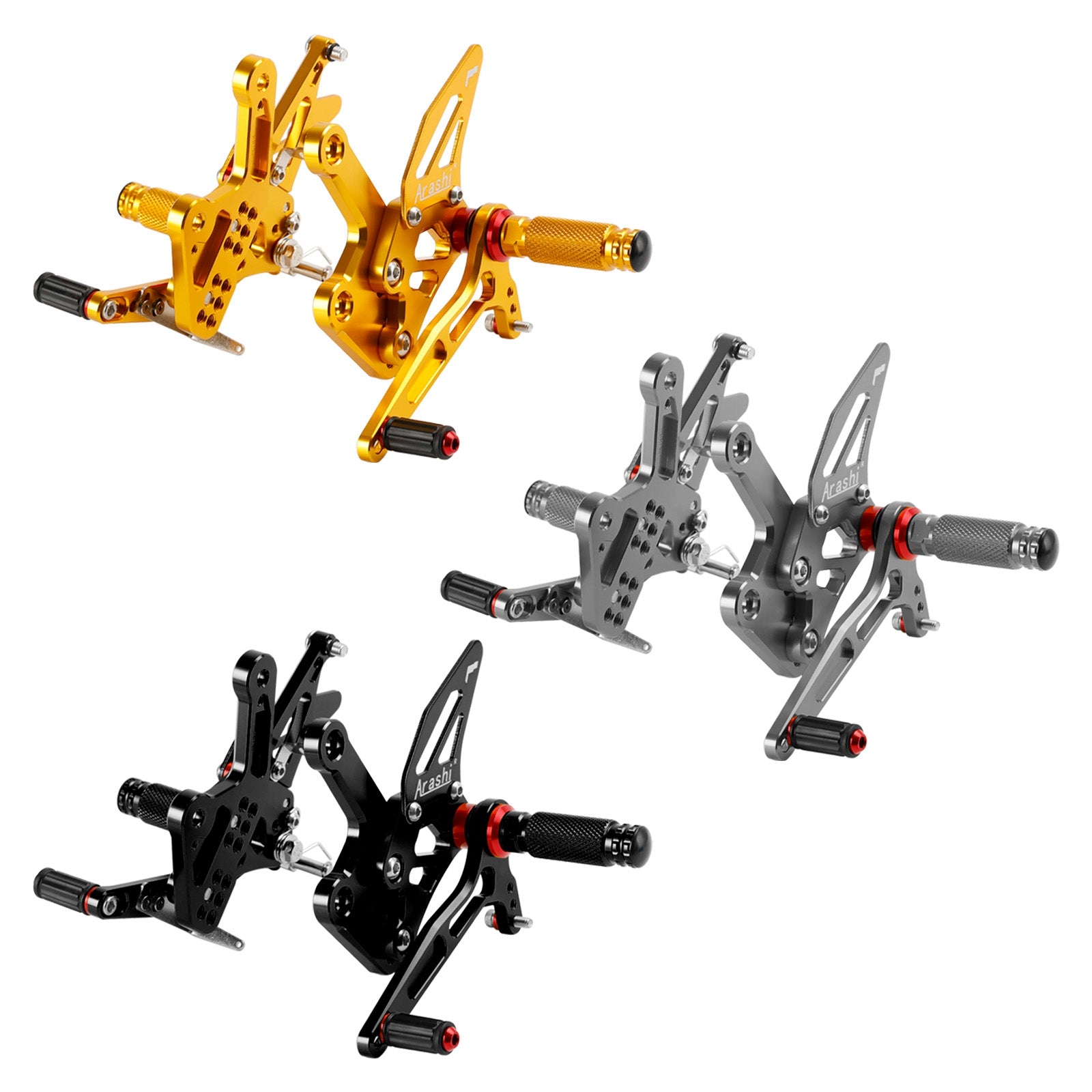 2023 Kawasaki Ninja ZX4R Racing Adjustable Rearsets Foot Pegs