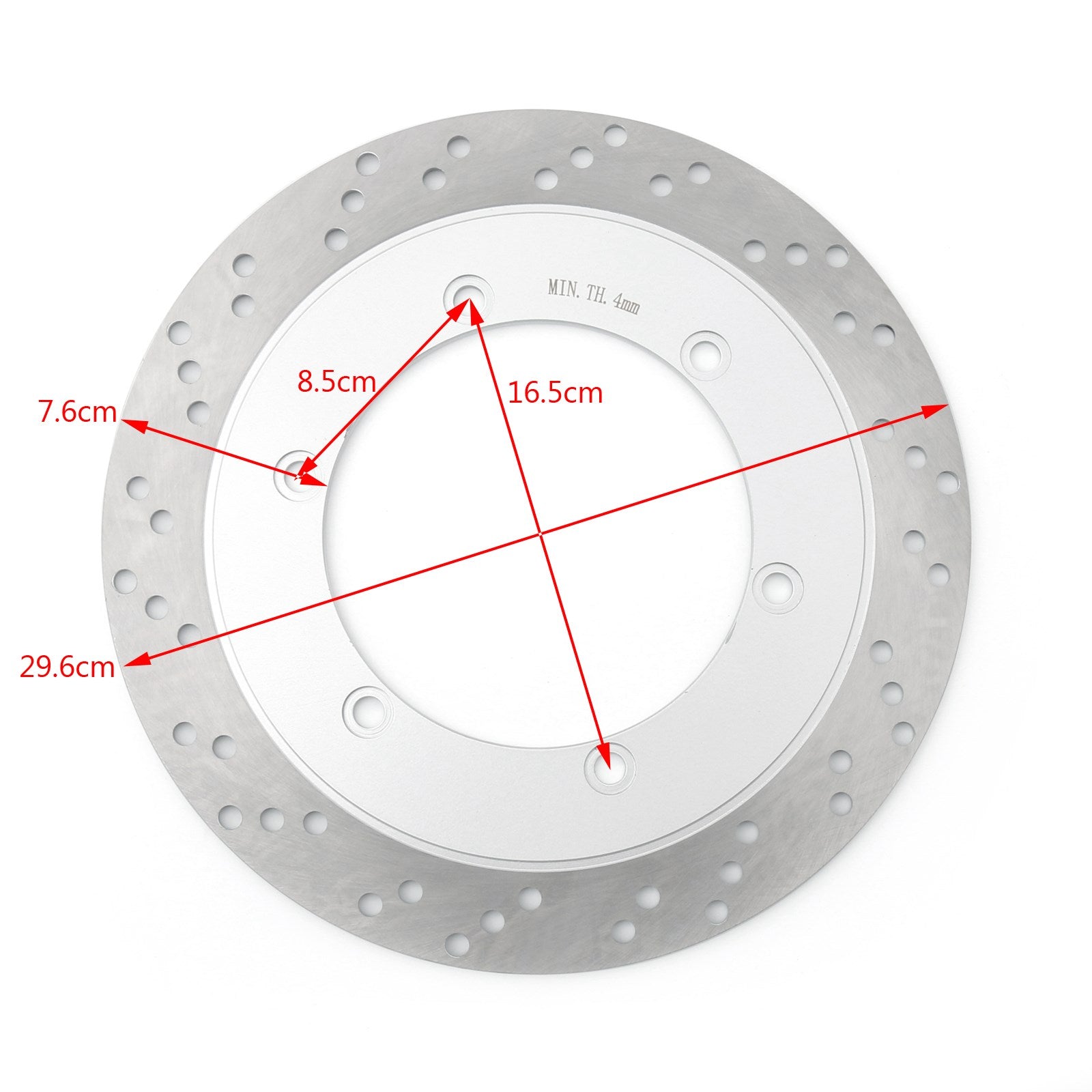 Front Brake Rotor Disc Fit for Honda VT750 C DC Shadow 97-09 VFR750F 88-93