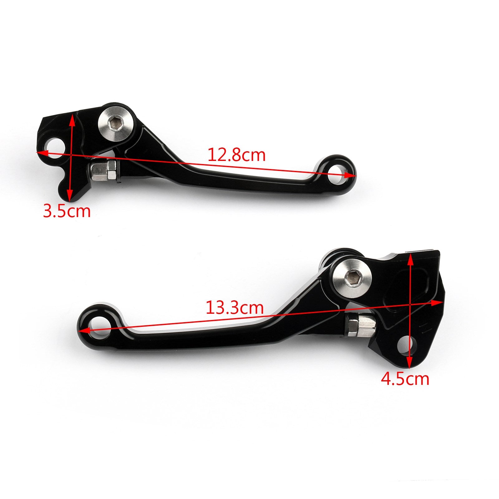 Pair Pivot Brake Clutch Levers For Suzuki RMZ250 RMZ250 27-14 RMZ450 05-14 Black