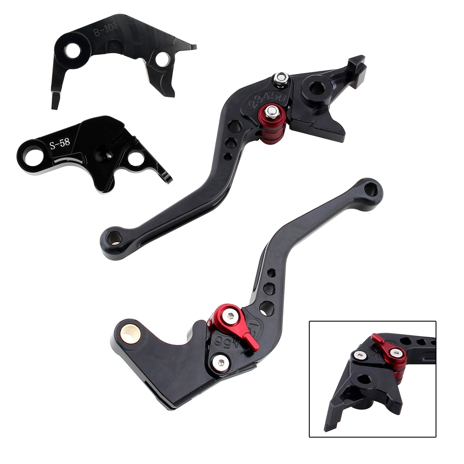 NEW Short Clutch Brake Lever fit for YAMAHA YZF R7 MT-10/SP FZ-10/SP 2022-23