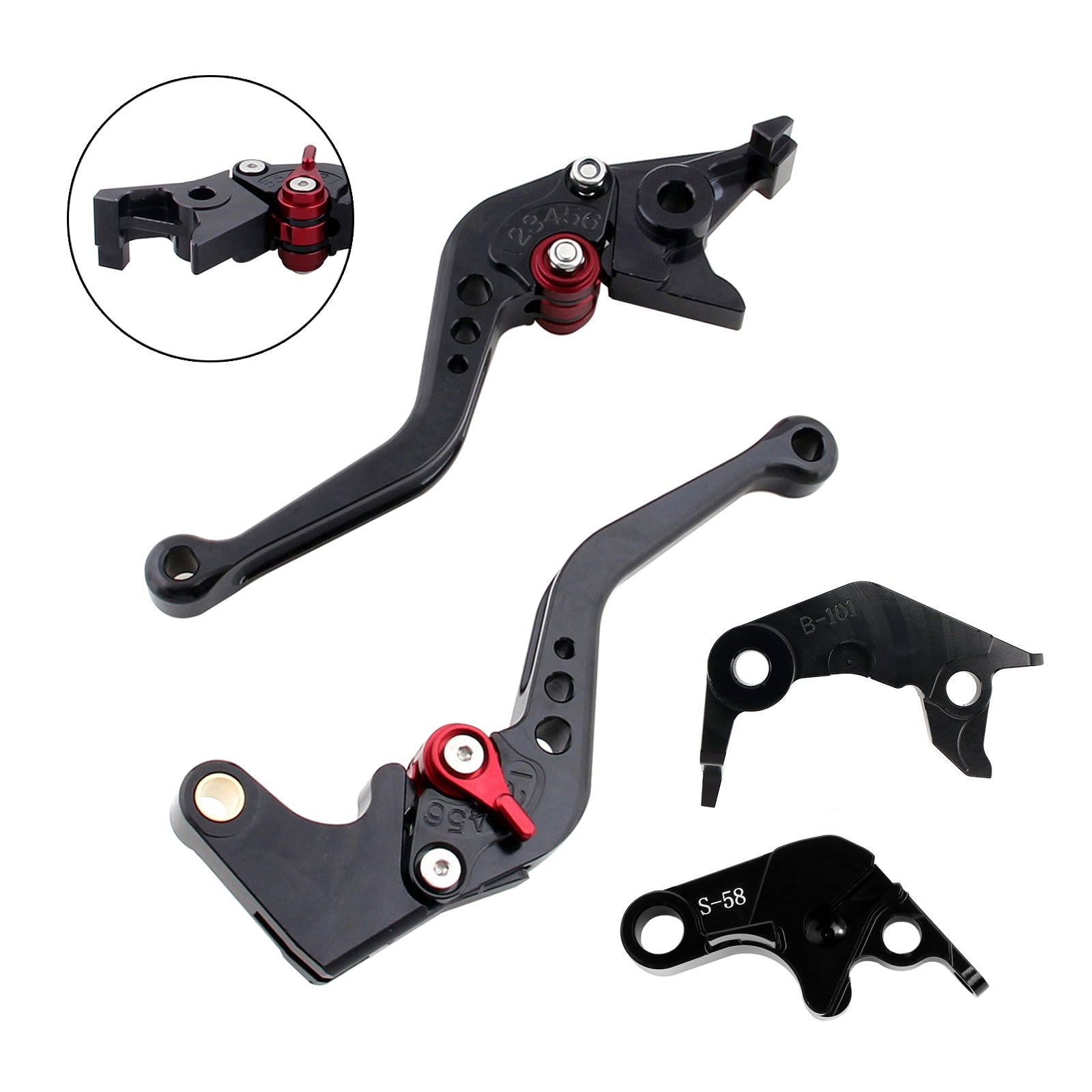 NEW Short Clutch Brake Lever fit for YAMAHA YZF R7 MT-10/SP FZ-10/SP 2022-23