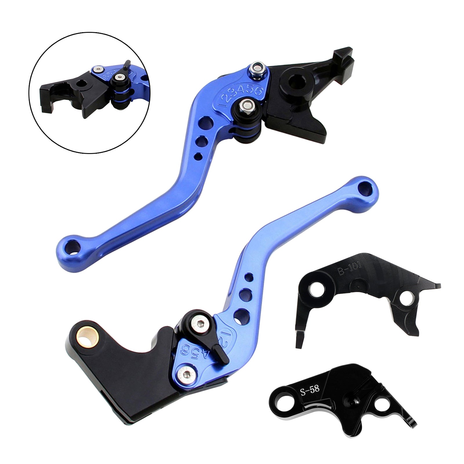 NEW Short Clutch Brake Lever fit for YAMAHA YZF R7 MT-10/SP FZ-10/SP 2022-23