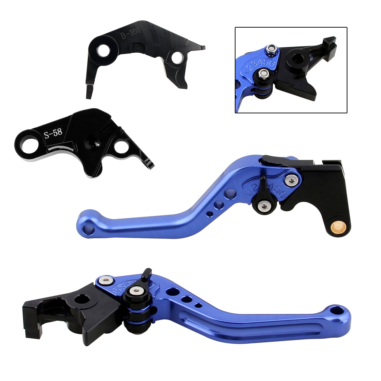 NEW Short Clutch Brake Lever fit for YAMAHA YZF R7 MT-10/SP FZ-10/SP 2022-23