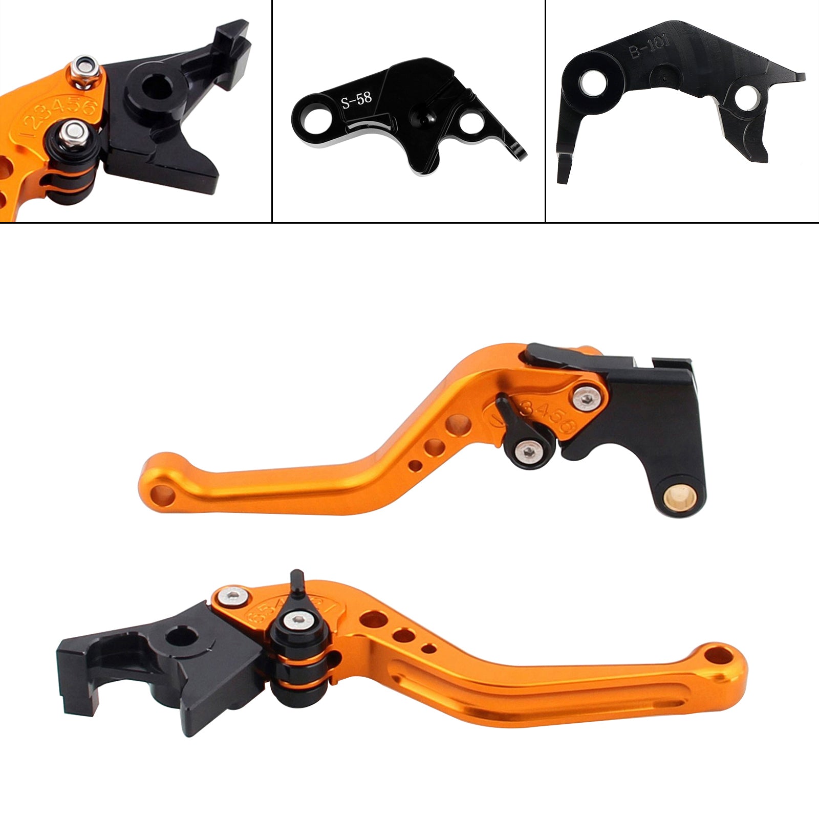 NEW Short Clutch Brake Lever fit for YAMAHA YZF R7 MT-10/SP FZ-10/SP 2022-23