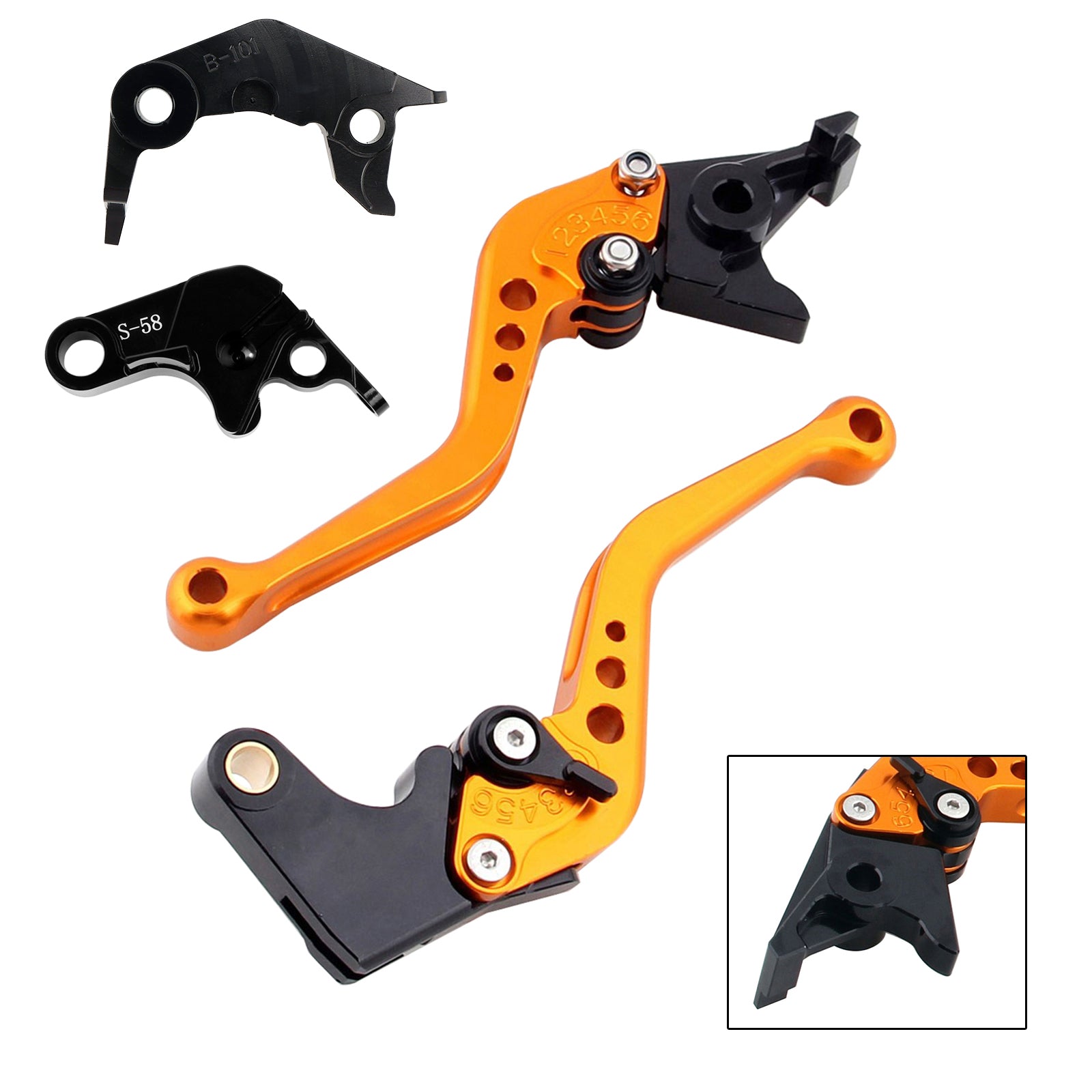 NEW Short Clutch Brake Lever fit for YAMAHA YZF R7 MT-10/SP FZ-10/SP 2022-23