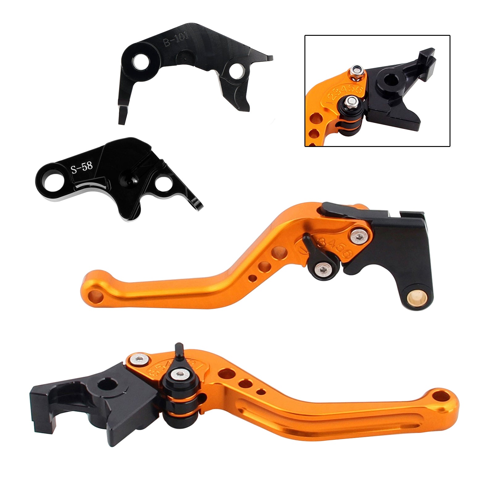 NEW Short Clutch Brake Lever fit for YAMAHA YZF R7 MT-10/SP FZ-10/SP 2022-23